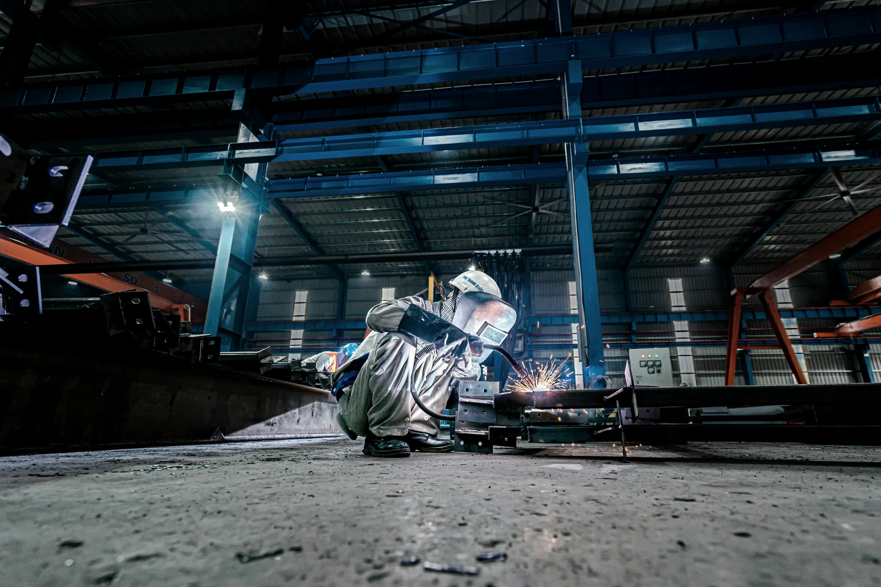Lavorazione di saldatura in officina, immagine illustrativa